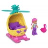 Polly Pocket - Véhicule Ananas avec Mini Poupée et Flamingo