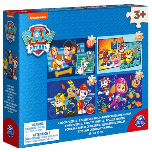 Puzzles Pat Patrouille - Lot de 4