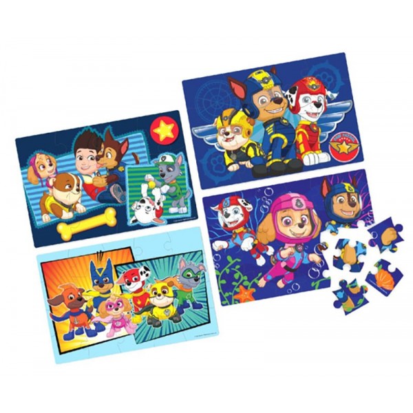 Puzzles Pat Patrouille - Lot de 4