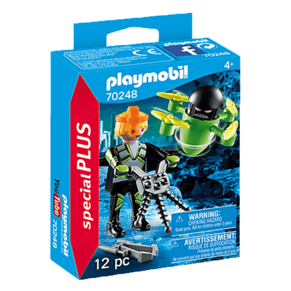 Playmobil Agent avec drone - 70248