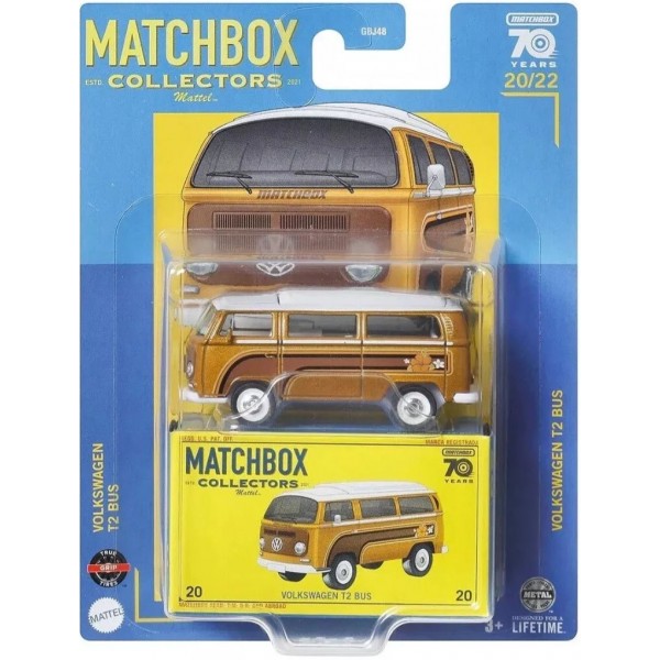 Voiture miniature Matchbox Volkswagen T2 HLJ73