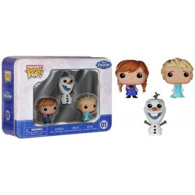 Coffret 3 Figurines Pocket POP La Reine des Neiges