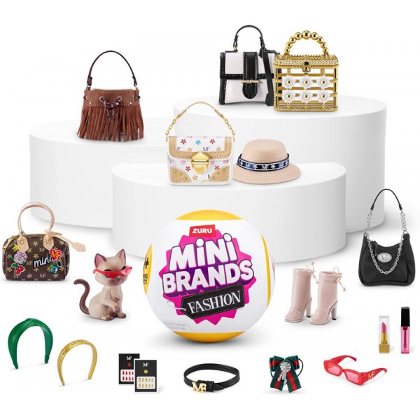 Capsule Zuru Mini Brands Fashion - 5 mini accessoires Mode