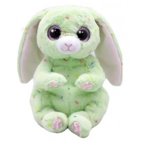 Peluche Ty Beanie Lapin de Pâques vert 15cm