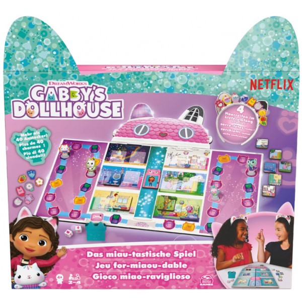 Jeu de Société For Miaou Dable - Maison de Poupées de Gabby