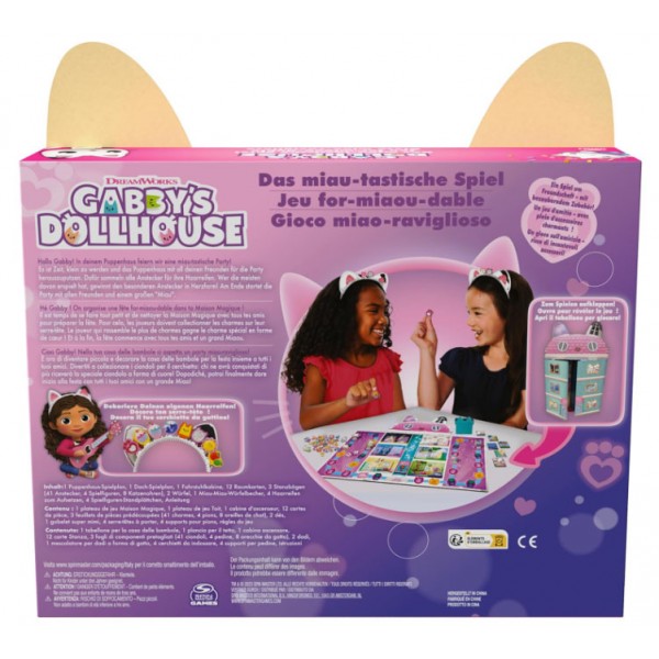 Jeu de Société For Miaou Dable - Maison de Poupées de Gabby