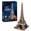 Puzzle 3D Tour Eiffel LED CubicFun