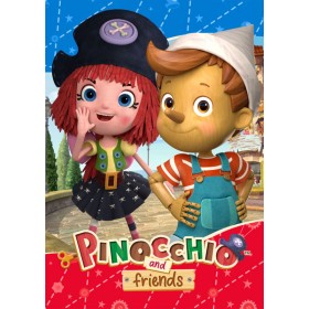 Lot de 3 Peluches Pinocchio And Friends 25cm