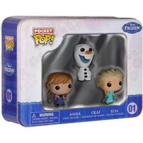 Coffret 3 Figurines Pocket POP La Reine des Neiges