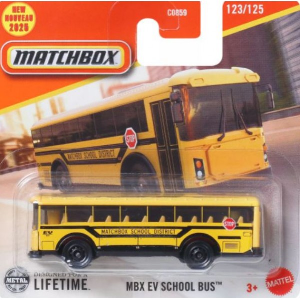 Matchbox Véhicule Miniature Mbx EV School Bus