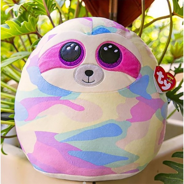 Peluche Ty Squish A Boos Cooper Le Paresseux Coussin 20cm