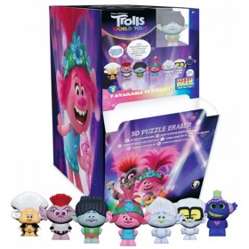 Puzzle Gomme 3D Trolls 2 - Figurine Mystère