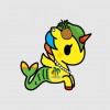 Peluche Licorne Sirène Tropicana TOKIDOKI 20cm