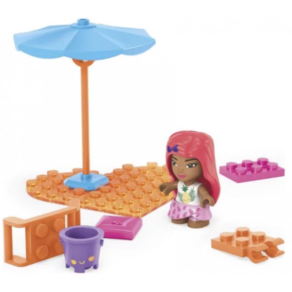 MEGA Barbie Color Reveal Journée à la Plage 16 pièces