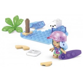 MEGA Barbie Color Reveal Surf et Baignade 17 pièces