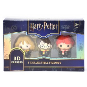 Pack Harry Potter 3 Figurines Gomme 3D