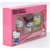 Pack Hello Kitty And Friends 3 Figurines Gomme 3D