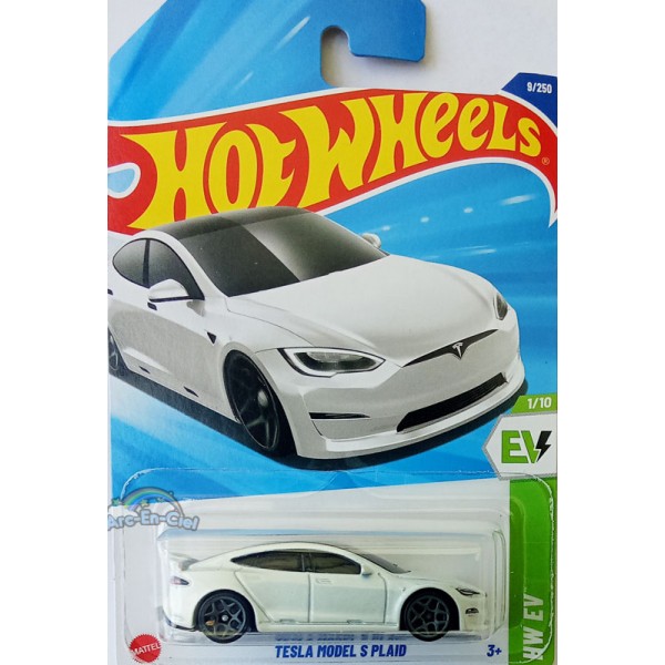 Hot Wheels Véhicule Miniature Tesla Model S Plaid