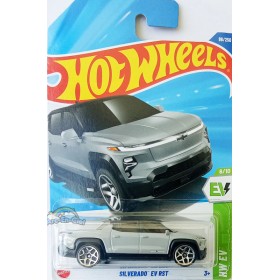 Hot Wheels Véhicule Miniature Silverado EV RST