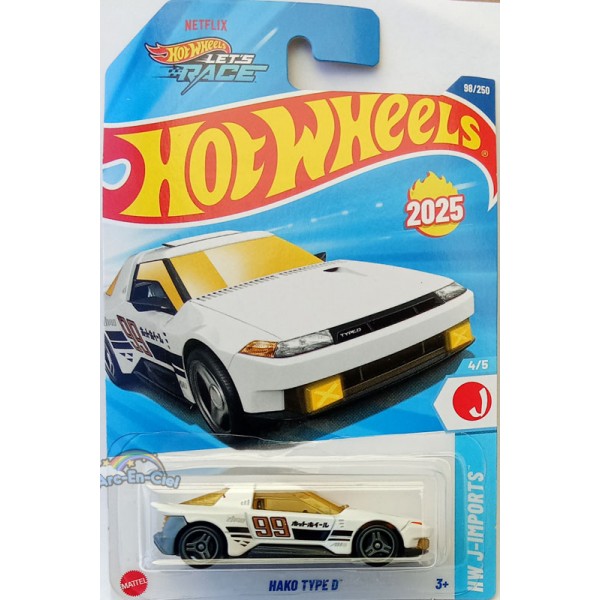 Hot Wheels Véhicule Miniature HAKO Type D HYW25
