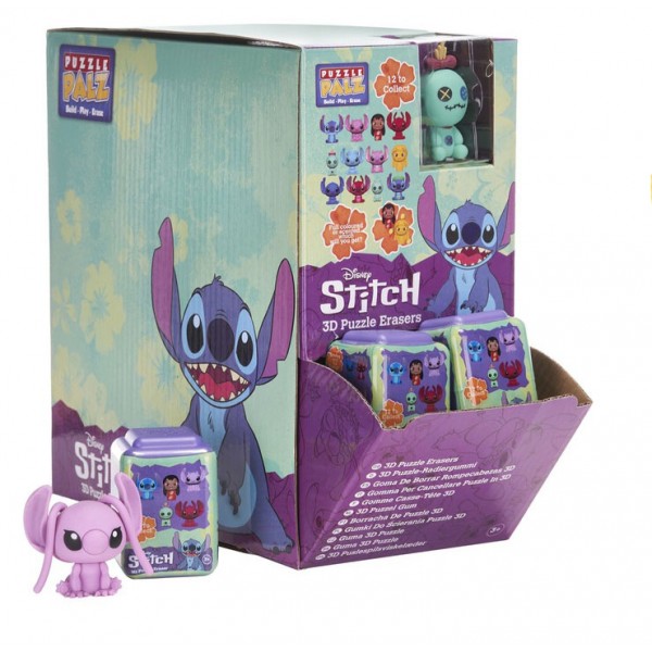 Puzzle Gomme 3D Disney Stitch - Figurine Mystère