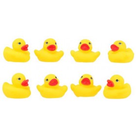 Canards de bain en caoutchouc - lot de 8