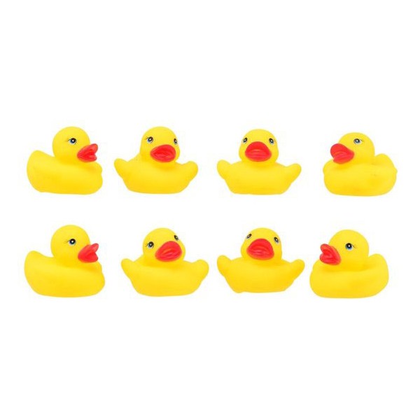 Canards de bain en caoutchouc - lot de 8