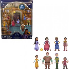 Figurines Disney Wish - Coffret 8 Figurines Articulées