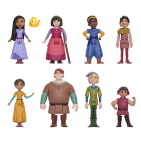 Figurines Disney Wish - Coffret 8 Figurines Articulées