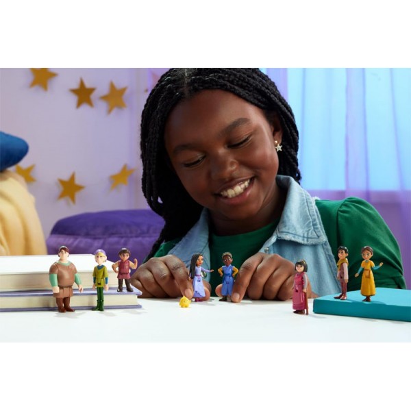 Figurines Disney Wish - Coffret 8 Figurines Articulées