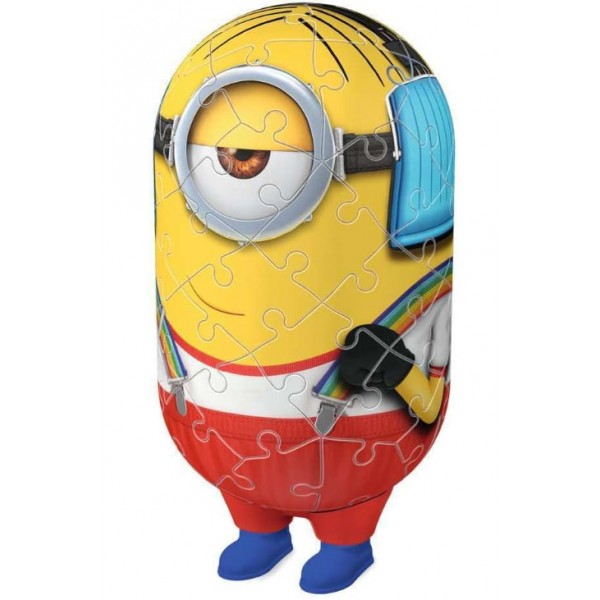 Les Minions Puzzle 3D Roller Skater 54 pièces