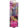 Poupée Barbie Blonde avec Robe Scintillante Bleue
