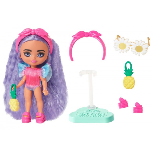 Poupée Barbie Extra Fly Mini Minis Lila Beach HPN06