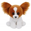 Peluche Ty Classic Beanie Barks le Chien Papillon 25cm