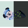 Peluche Disney Mickey Mouse Brille Dans La Nuit 30cm