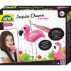 Kit DIY Porte Clé Flamant Rose à Paillettes à assembler - LENA
