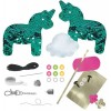 Kit DIY Porte Clé Licorne à Paillettes à assembler - LENA