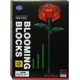 Blooming Bloks Rose Rouge 125 pièces - Whitehouse Leisure