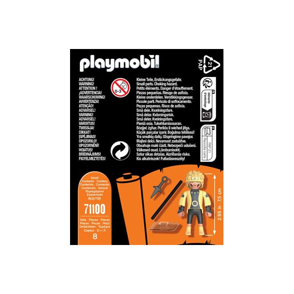 Playmobil Naruto Shippuden Naruto Rikudô Mode Ermite - 71100