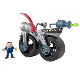 Figurines Minions Gru et sa Moto Lance Rocket - Imaginext