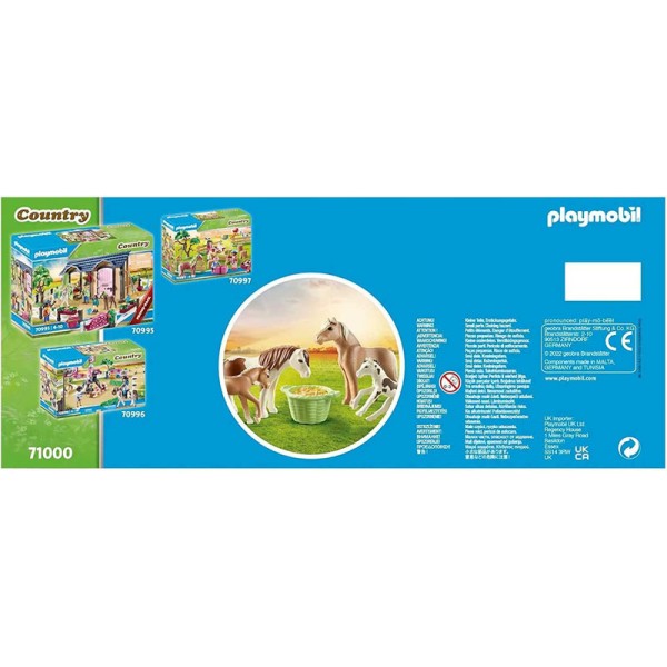 Playmobil 71000 2 Poneys Islandais et Poulains - Country