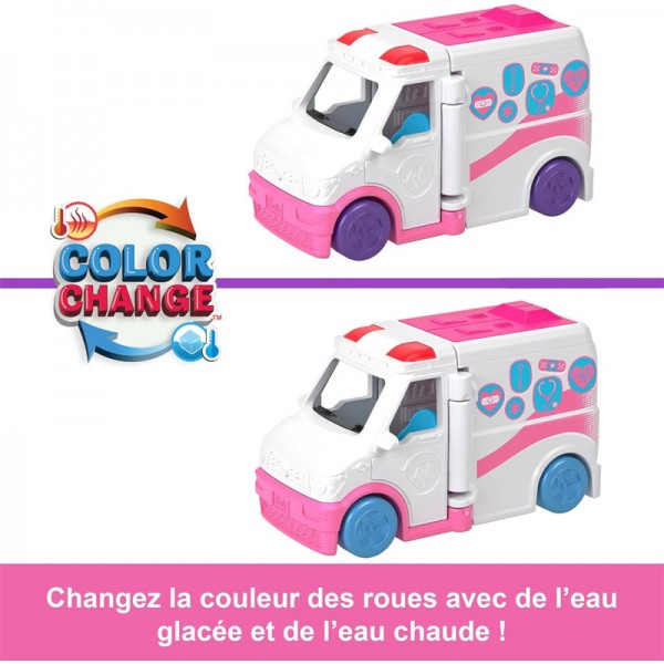 Barbie Mini BarbieLand Coffret Véhicule Médical