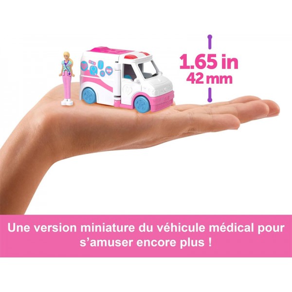Barbie Mini BarbieLand Coffret Véhicule Médical