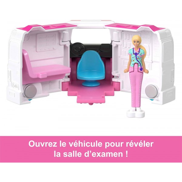 Barbie Mini BarbieLand Coffret Véhicule Médical