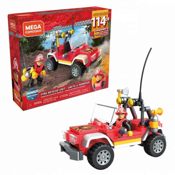 MEGA Construx Unité de Pompiers 114 Pièces