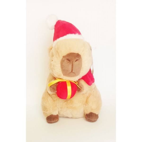 Peluche Capybara Tenue Noel 25cm - Whitehouse Leisure