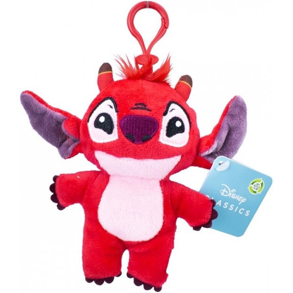 Peluche Disney Stitch - Leroy 14cm Bagclip