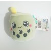 Peluche Bubble Tea Bagclip 10cm Grise