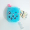 Peluche Bubble Tea Bagclip 10cm Bleu