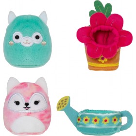 Peluches Squishville Mini Squishmallows - Pack Accessoires Ready Set Grow